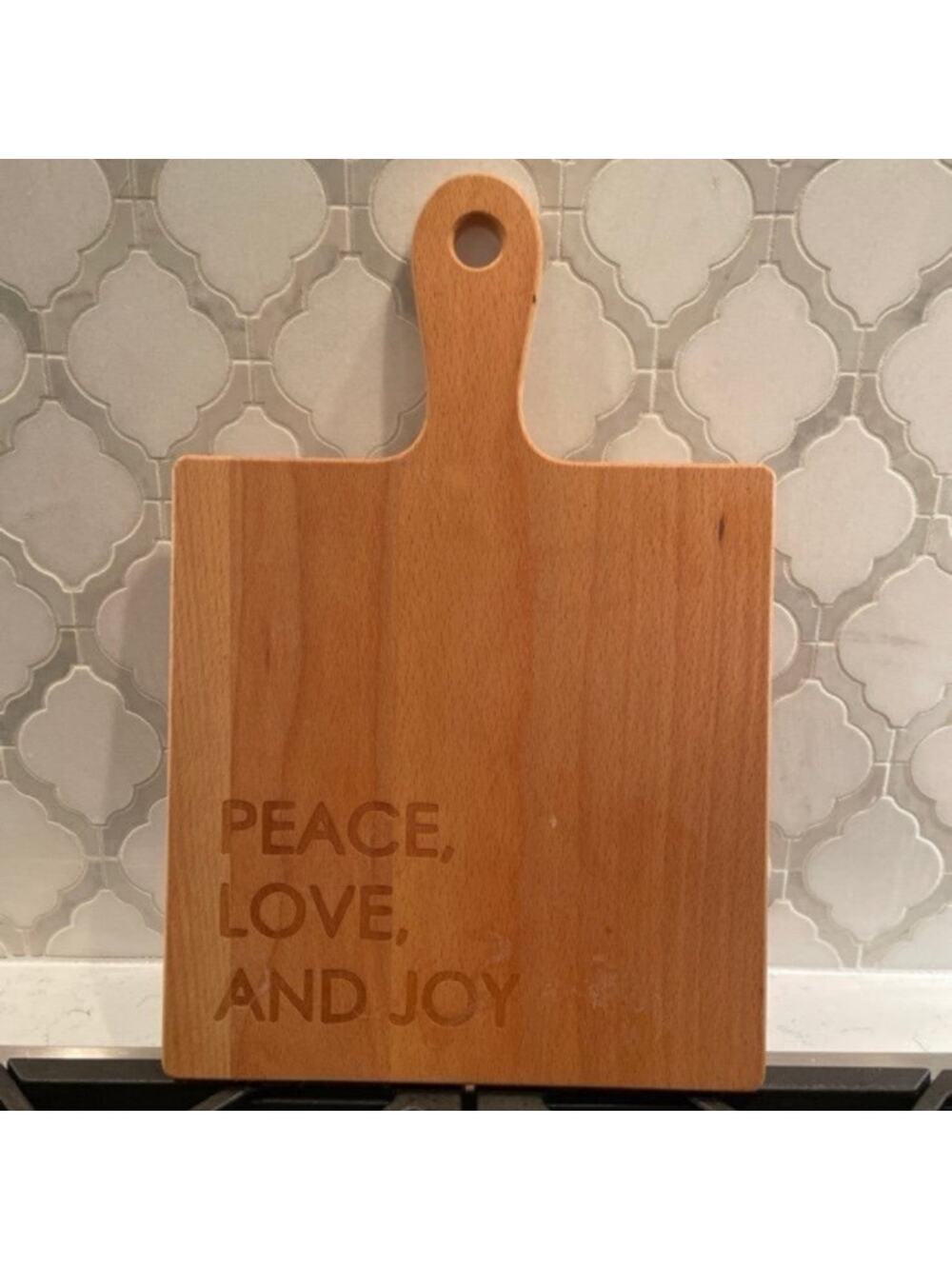 Engraved cutting board